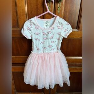 Taylor Joelle Pink Dino Dress-18m